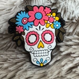 Colorful Calavera Shoe Charm 5/$20